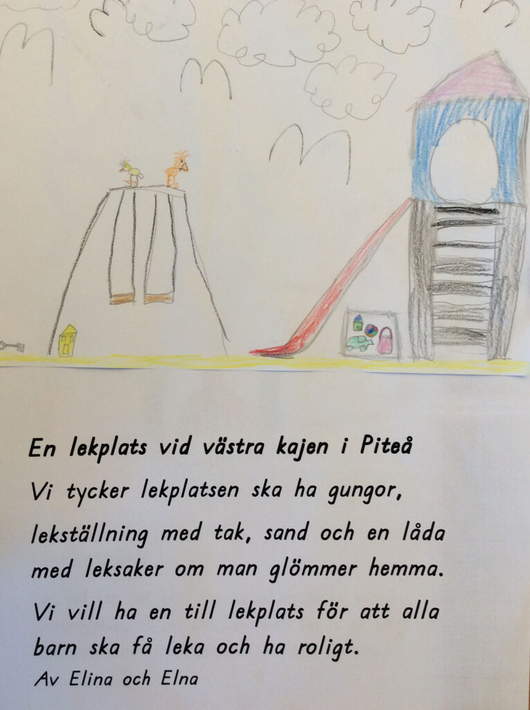 Elna och Elinas teckning.